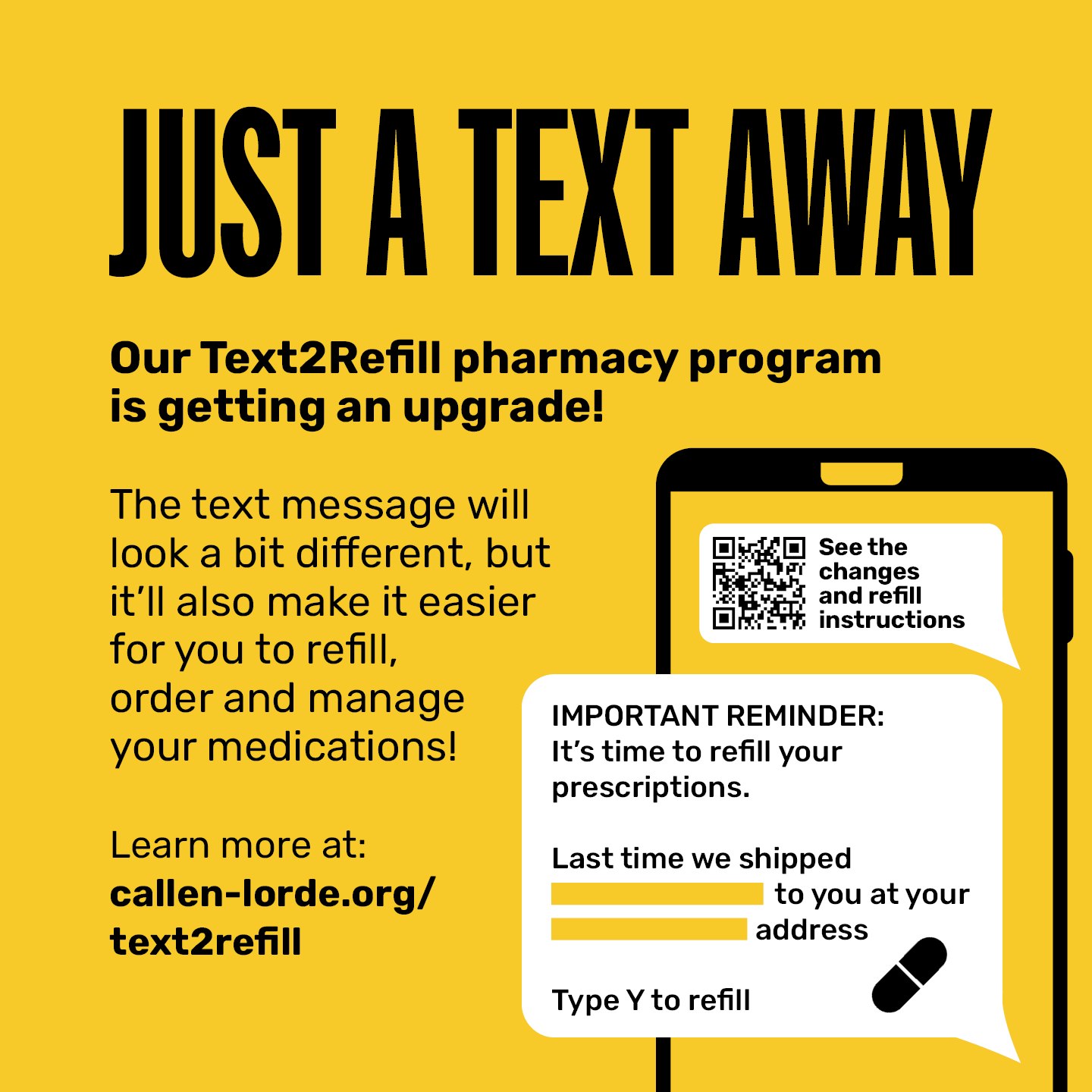 Refilling Prescriptions Just Got Even Easier: Text2Refill Update